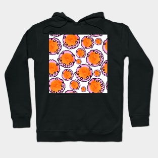 Orange and cloudy Hoodie